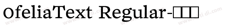 0feliaText Regular字体转换